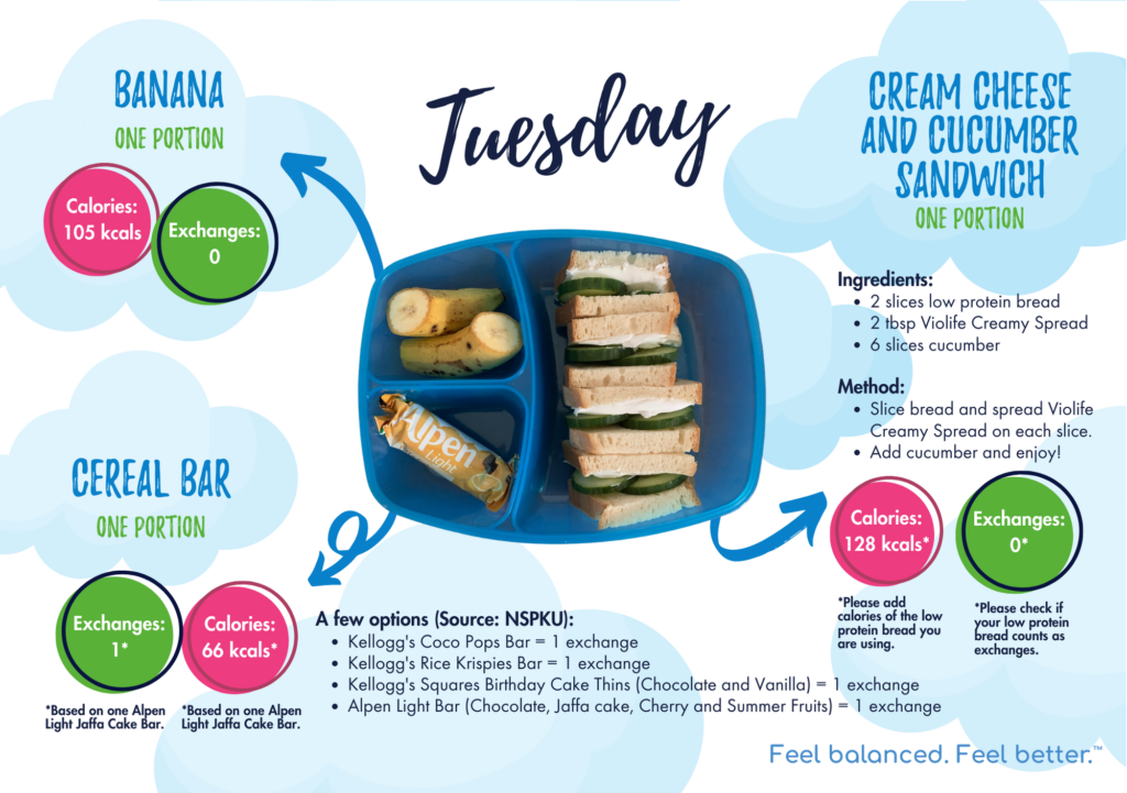 Low Protein Lunchbox Ideas for PKU