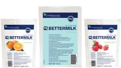 Glytactin BetterMilk 15 Original, Orange Creme and Strawberry Creme